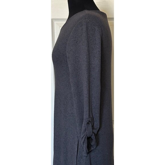 APT. 9 Mini Shift Dress Charcoal Gray Rayon Polyester Blend Women's Size SMALL - Picture 14 of 16